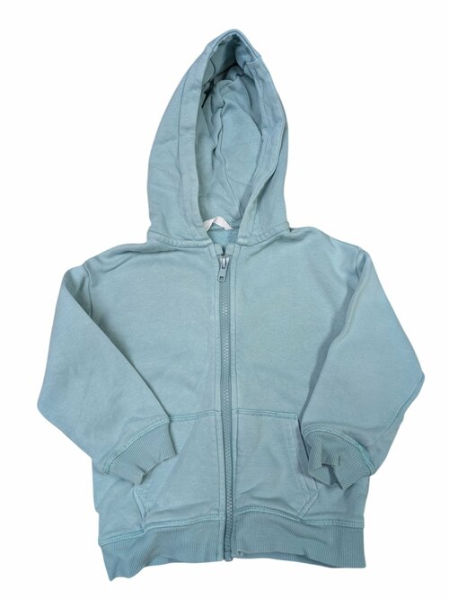 Zelená mikina na zip s kapucí pro kluky secondhand M&S